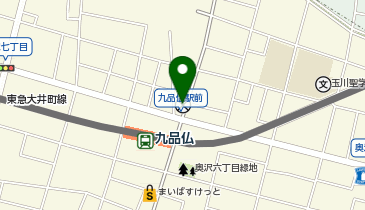 玉川警察署九品仏交番の地図画像