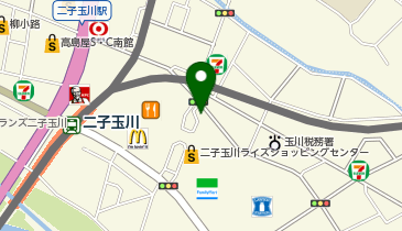 玉川警察署二子玉川交番の地図画像