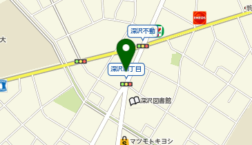 玉川警察署深沢交番の地図画像