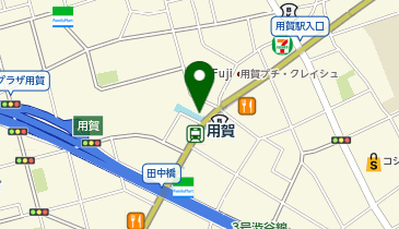 玉川警察署用賀交番の地図画像