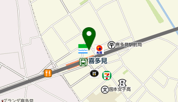 成城警察署喜多見駅前交番の地図画像