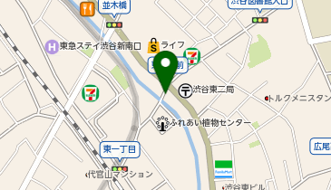 渋谷警察署東交番の地図画像