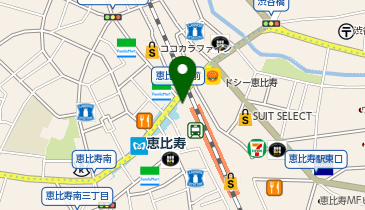 渋谷警察署恵比寿駅前交番の地図画像