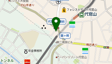 渋谷警察署代官山交番の地図画像