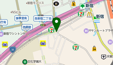 原宿警察署代々木二丁目交番の地図画像