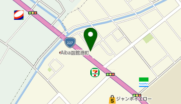 函館西警察署港交番の地図画像