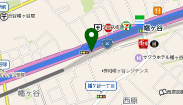代々木警察署幡ヶ谷駅前交番の地図画像