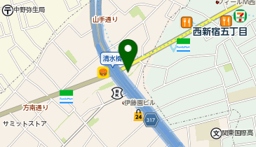 代々木警察署清水橋交番の地図画像