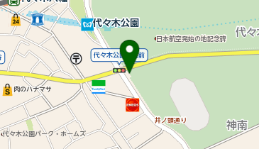 代々木警察署代々木公園交番の地図画像