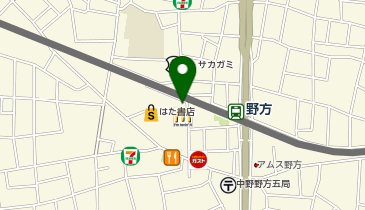 野方警察署野方駅前交番の地図画像