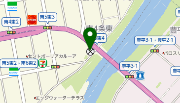 中央警察署豊平橋交番の地図画像