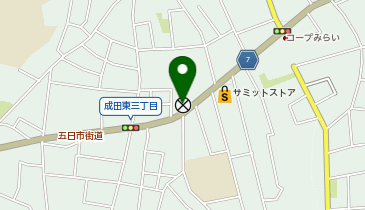杉並警察署成田交番の地図画像