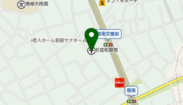 高井戸警察署泉南交番の地図画像