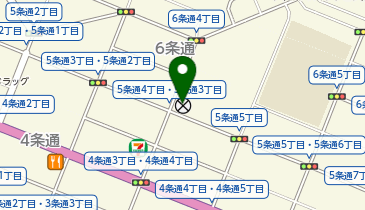 旭川中央警察署中央交番の地図画像