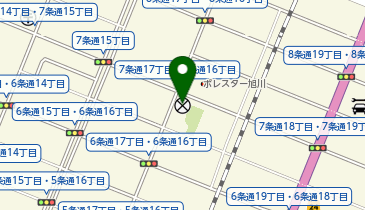 旭川中央警察署七条通交番の地図画像