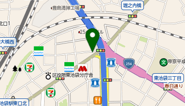 池袋警察署六つ又交番の地図画像