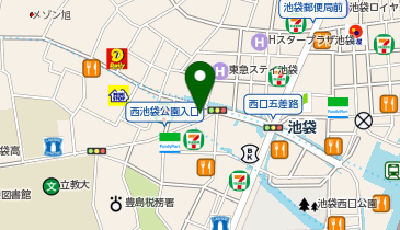 池袋警察署池袋二又交番の地図画像