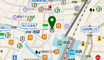 池袋警察署池袋駅西口交番の地図画像