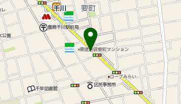 目白警察署千川交番の地図画像