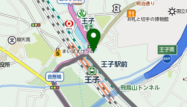 王子警察署王子駅前交番の地図画像