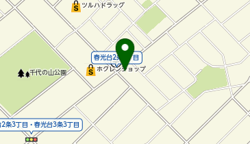 旭川中央警察署春光台交番の地図画像