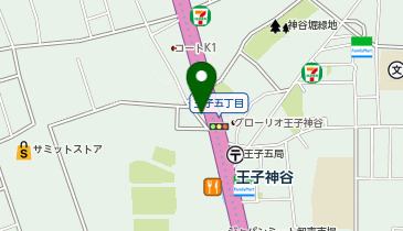 王子警察署王子五丁目交番の地図画像