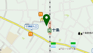 王子警察署十条駅前交番の地図画像