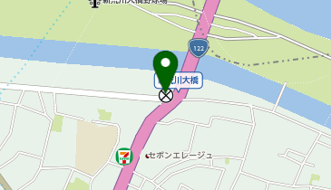 赤羽警察署岩淵交番の地図画像