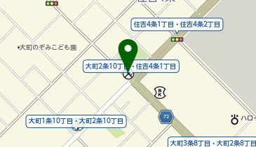 旭川中央警察署大町交番の地図画像