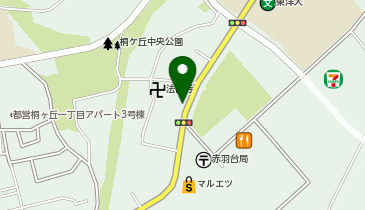 赤羽警察署法善寺交番の地図画像