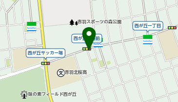 赤羽警察署西が丘交番の地図画像