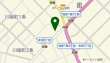 旭川中央警察署旭町交番の地図画像