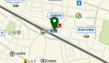 板橋警察署常盤台交番の地図画像