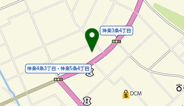 旭川東警察署神楽交番の地図画像