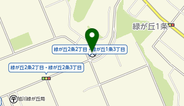 旭川東警察署緑が丘交番の地図画像