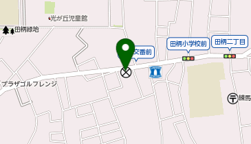 光が丘警察署田柄交番の地図画像