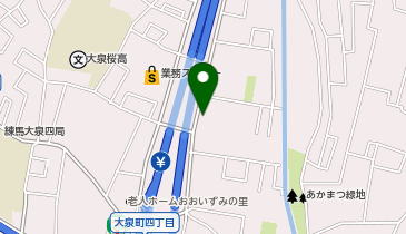 石神井警察署北大泉交番の地図画像