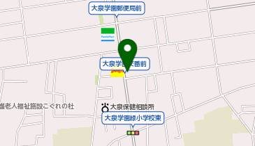 石神井警察署大泉学園交番の地図画像
