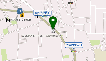 石神井警察署西大泉交番の地図画像