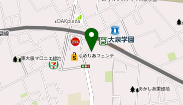 石神井警察署大泉学園駅前交番の地図画像