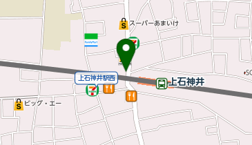 石神井警察署上石神井駅前交番の地図画像