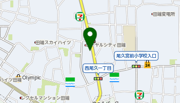 尾久警察署西尾久交番の地図画像