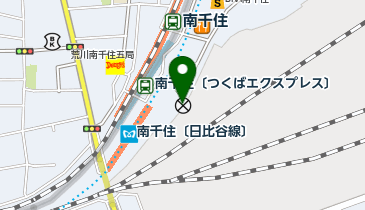 南千住警察署南千住駅東口交番の地図画像