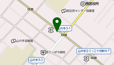 西警察署琴似本通交番の地図画像