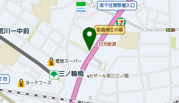 南千住警察署南千住一丁目交番の地図画像