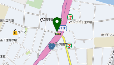 南千住警察署天王前交番の地図画像