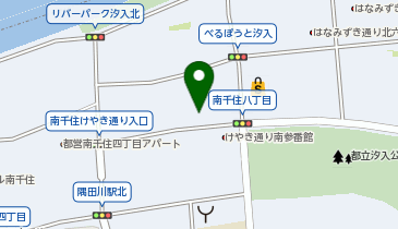 南千住警察署南千住八丁目交番の地図画像