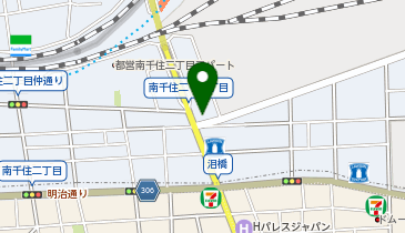 南千住警察署南千住三丁目交番の地図画像