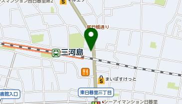 荒川警察署三河島駅前交番の地図画像