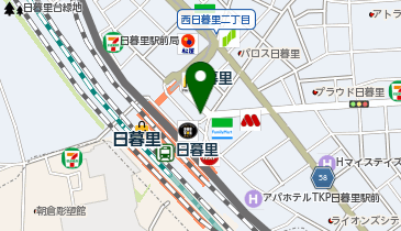 荒川警察署日暮里駅前交番の地図画像